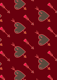 心形箭头图案背景纹理