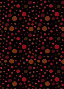 黑色底多彩圆点图案背景