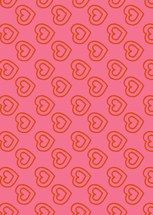 粉色爱心图案背景纹理