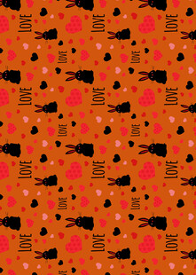 橙色几何图案背景纹理