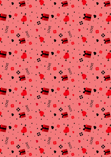 粉色背景的红色图案纹理