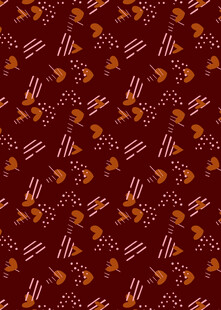 巧克力主题花纹图案背景