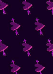 紫色蝴蝶图案背景纹理