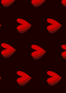 红色爱心图案背景