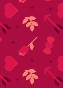 浪漫情人节图案背景