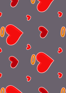 爱心图案背景纹理