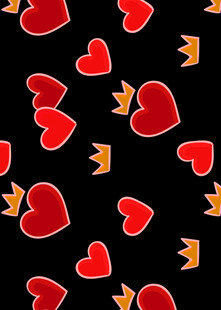 爱心箭头图案背景