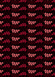 深红底花卉图案纹理