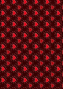 红色心形图案背景纹理