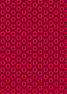 红色圆点几何图案背景