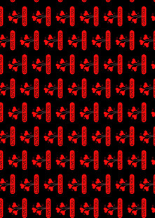 红色几何图案无缝背景