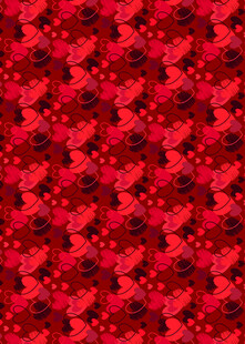 红色几何图案纹理背景