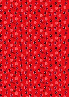 红色碎花图案纹理背景