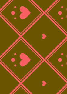 心形几何图案背景纹理