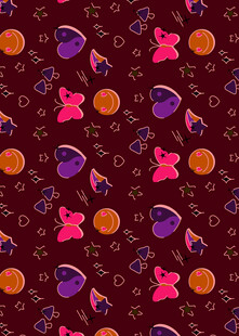 宇宙元素卡通图案背景