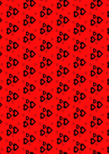 红色底黑色图案装饰纹理