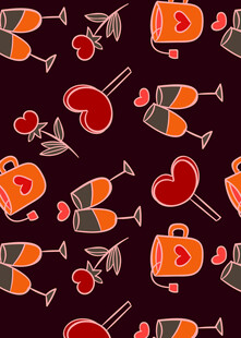 情人节主题图案设计