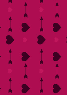 粉色爱心箭头图案背景