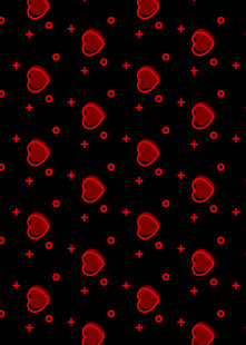 红色玫瑰黑色背景图案