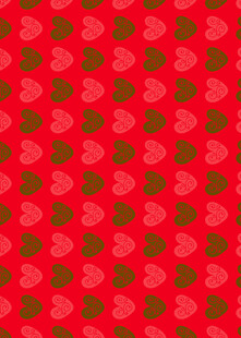 红色心形图案背景纹理