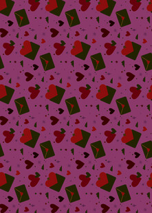 紫色背景多彩几何图案纹理