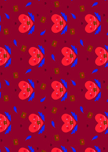 多彩几何图案无缝背景