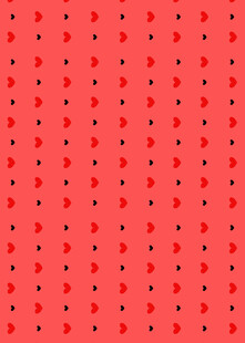 红色波点图案背景
