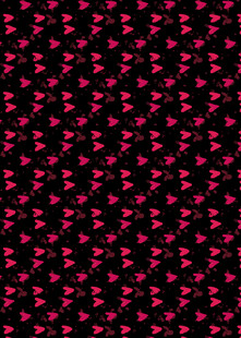 黑色底粉色心形图案背景