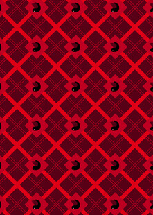 红色几何图案纹理背景