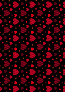 红色心形图案背景纹理