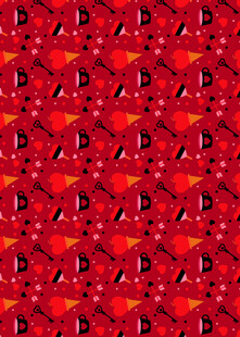 红色火焰图案背景纹理