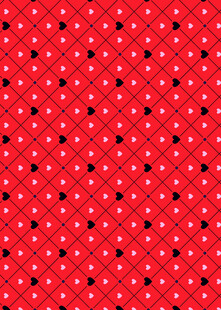 红色波点图案背景