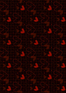 红色几何图案纹理背景