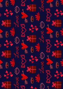 圣诞主题图案背景