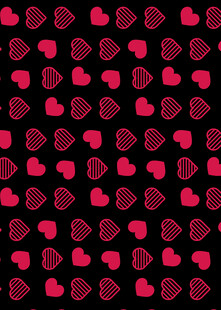 红色爱心图案背景纹理