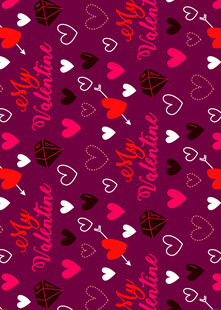 浪漫爱心图案背景