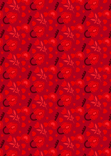 红色几何图案纹理背景