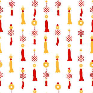 中式传统挂饰图案设计