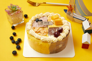 美味水果蛋糕精致诱人
