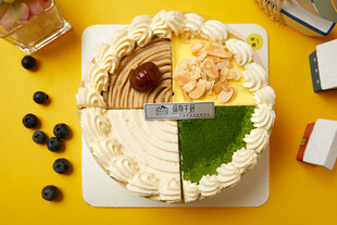四拼口味美味蛋糕