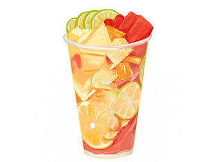 缤纷水果杯 开启清爽时刻