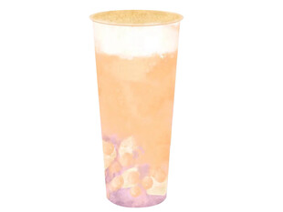 芋泥豆乳波波奶茶