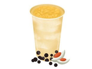 珍珠奶茶饮品图
