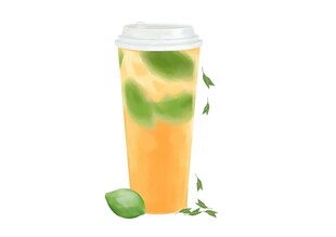 清新青柠茶饮 绿意满满