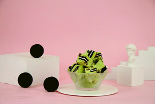 抹茶厚切炒酸奶