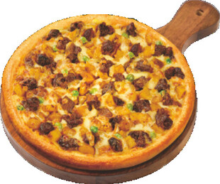 美味牛肉披萨