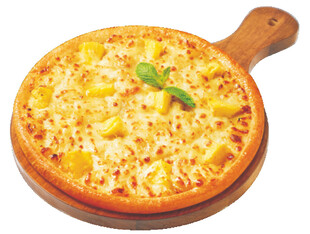 美味菠萝披萨诱人呈现