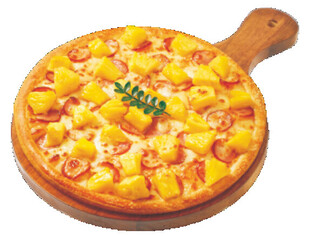 美味菠萝火腿披萨