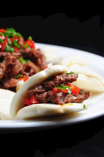 美味牛肉馍诱人好滋味