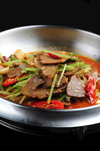 香辣干锅牛肉片